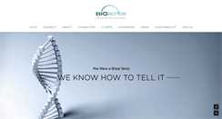 Desktop Screenshot of bioscribe.com