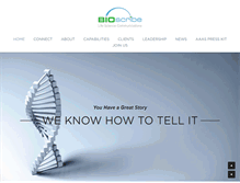 Tablet Screenshot of bioscribe.com
